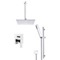 Ceiling Rain Shower System with Handheld, Rain Shower Head, Shower Faucet Set